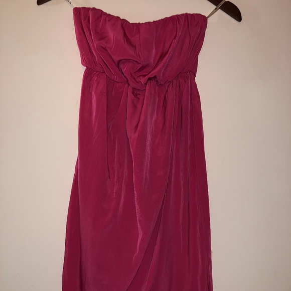 Forever 21 Pink Strapless Tulip Hem Dress - Picture 1 of 2